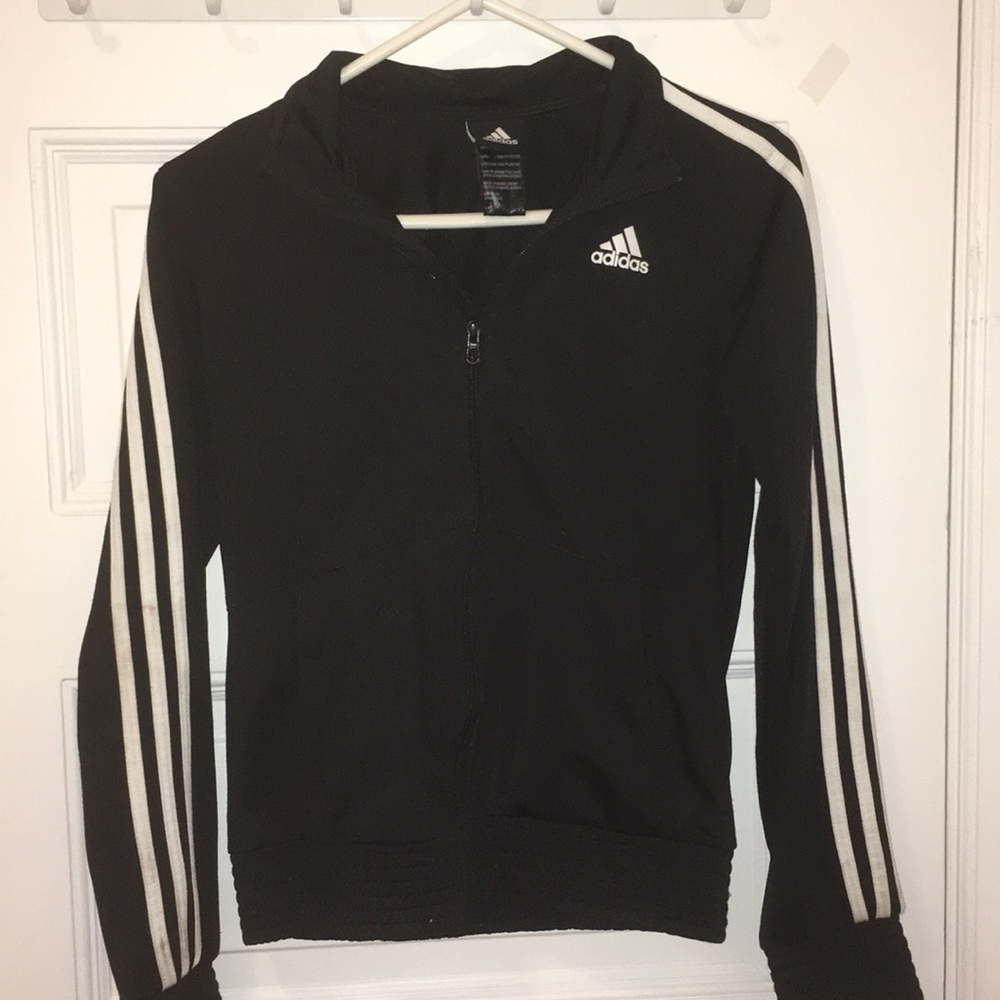 Black adidas athletic jacket